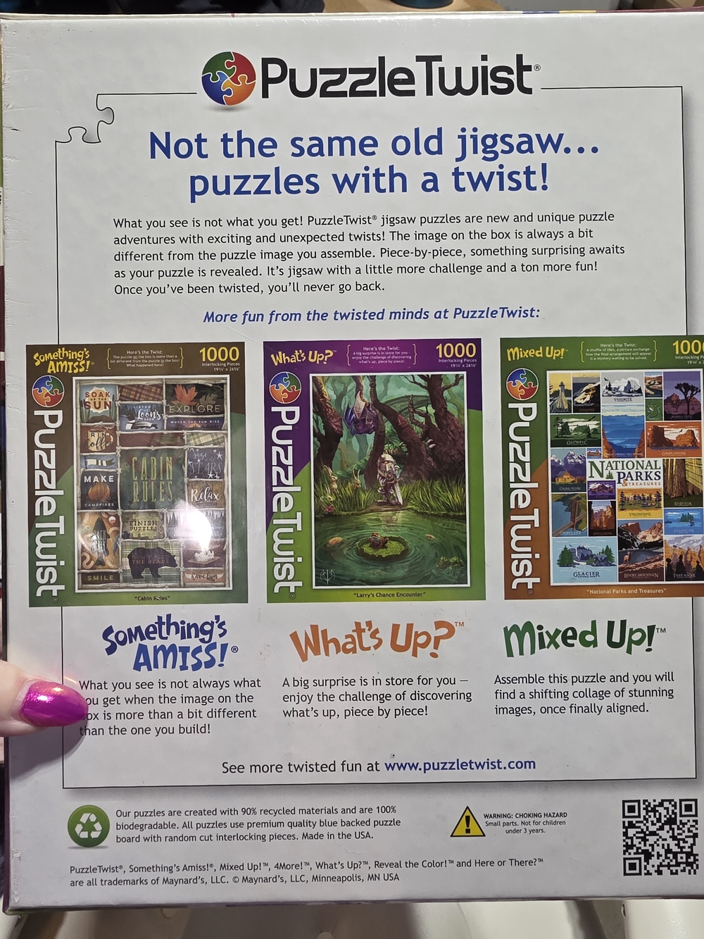 NWT Something's Amiss Puzzle Twist 1000 PC MN Months Jigsaw *bx - Picture 7 of 9